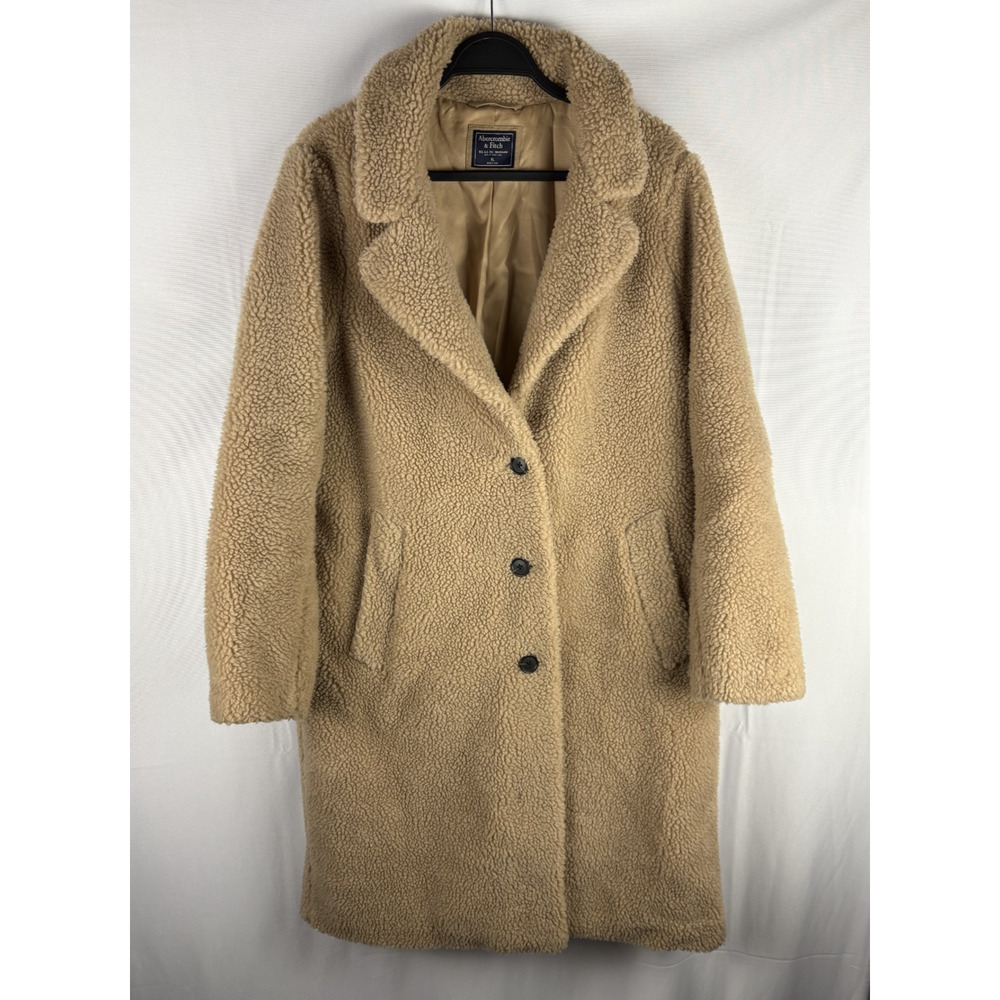 Abercrombie & Fitch Beige Teddy Jacket